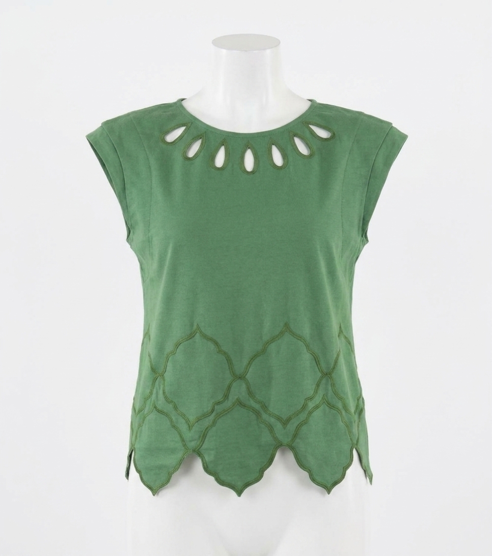 NEW EMILY MCCARTHY hatti tank in green